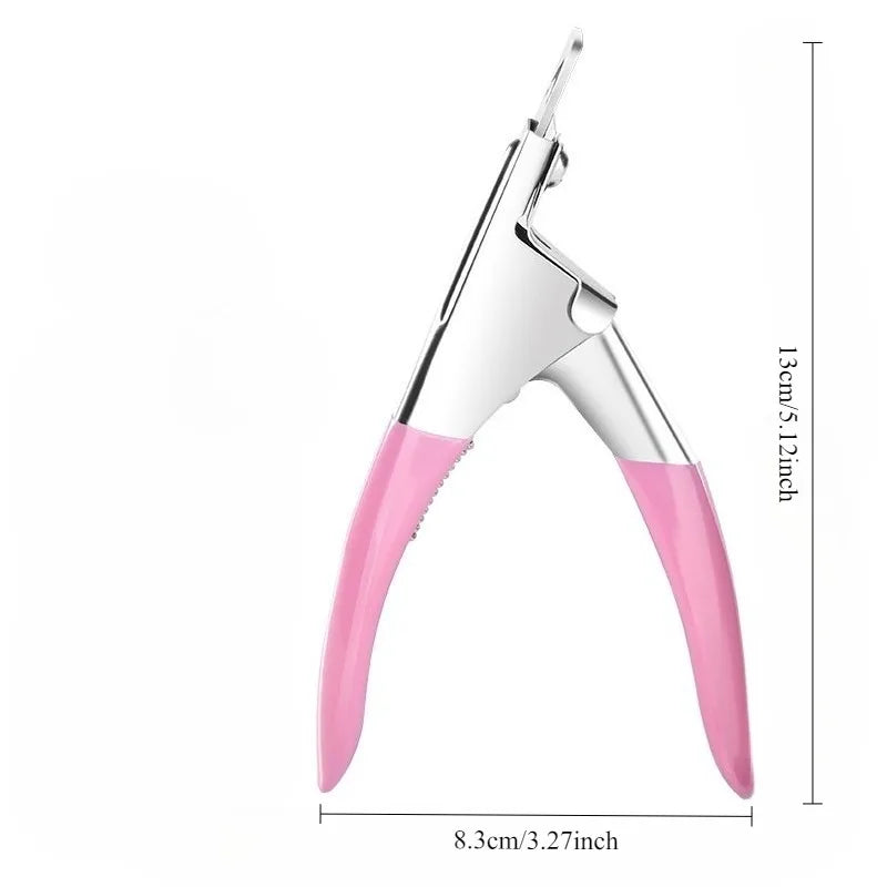 Acrylic Nail Clippers – Adjustable Stainless Steel Gel Nail Cutter