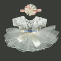 Baby Girl Photography Outfit – Lace Skirt & Flower Headband