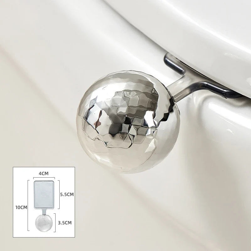 Toilet Lid Lifter Self-adhesive Seat Avoid Touching Cover Handle