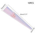 Clear Cellophane Rose Sleeves 10-Pack | Floral Bouquet Bags