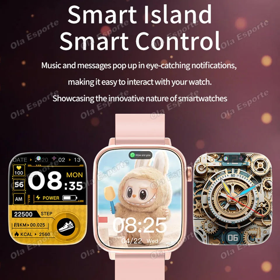 2026 Full Touch Screen Smart Watch Men Women 100+Sports Fitness
