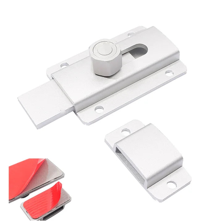 Aluminum Alloy Door Slide Lock Latch | Heavy-Duty Security Bolt