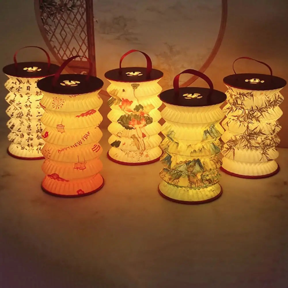Foldable Chinese Paper Lantern | Mid-Autumn Festival Decor