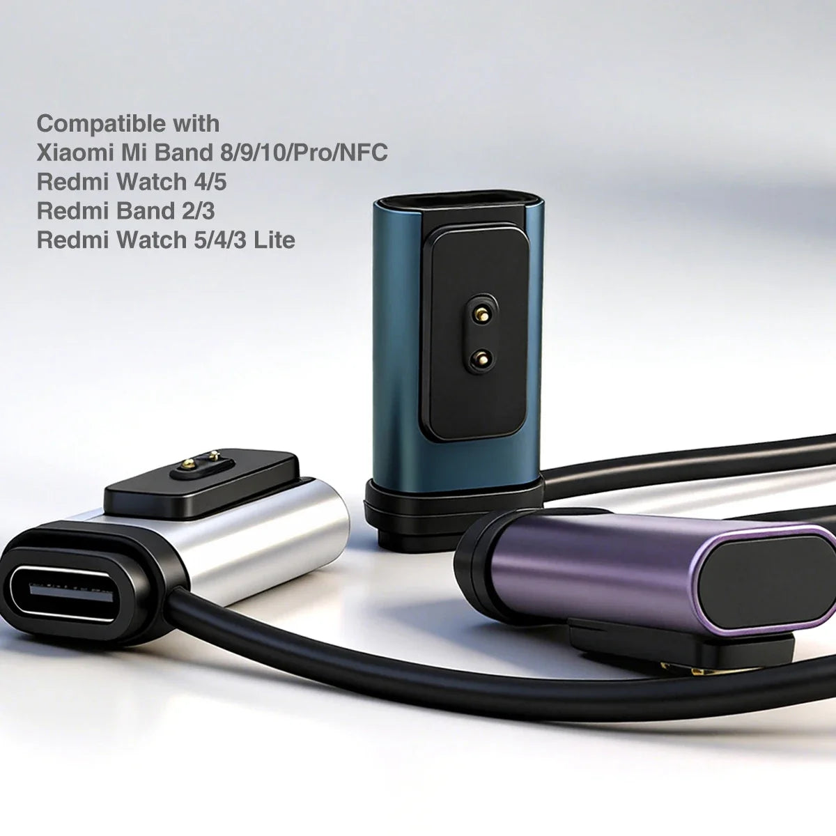 USB-C Adapter for Xiaomi Band 10/9/8 & Redmi Watch 5/4 Charger