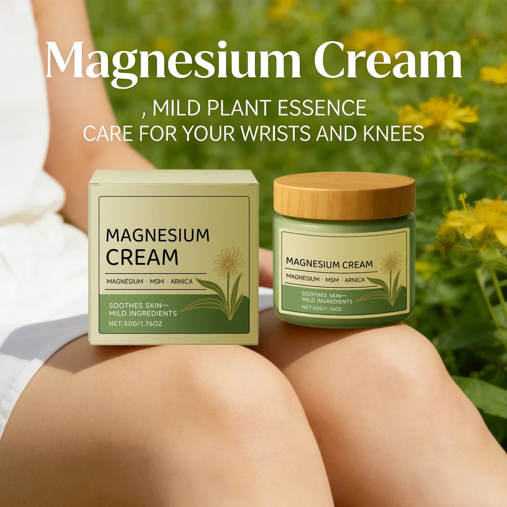 Magnesium Cream Reduce Redness Soothing Skin Relief Muscle Tension