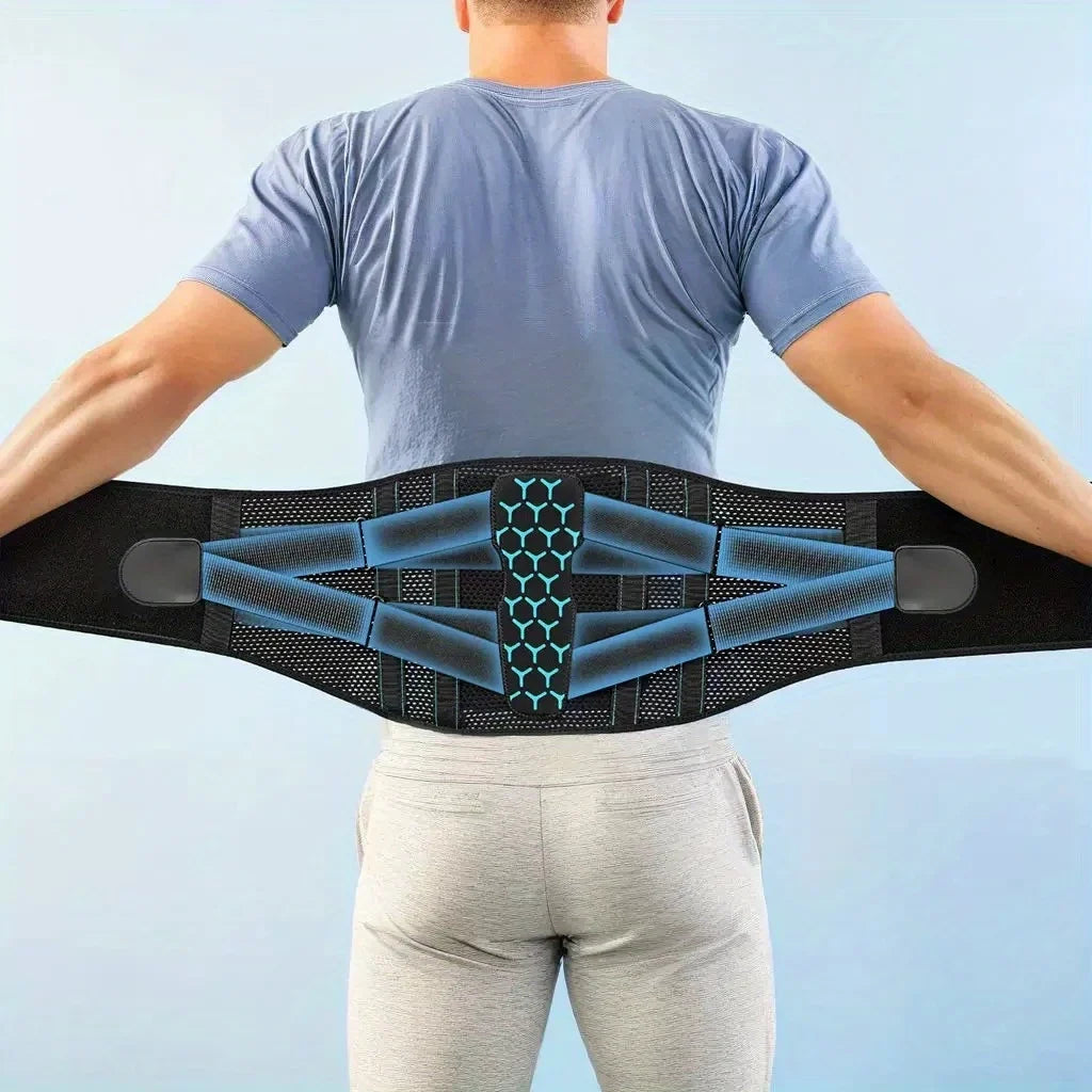 Breathable Adjustable Lumbar Support Back Brace | Waist Brace