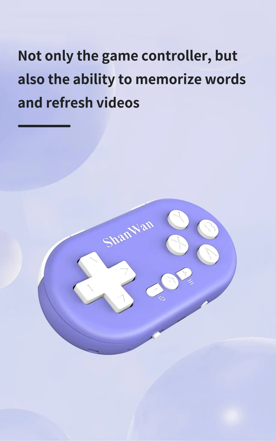 Mini Bluetooth Gamepad – Wireless Controller iOS Android PC