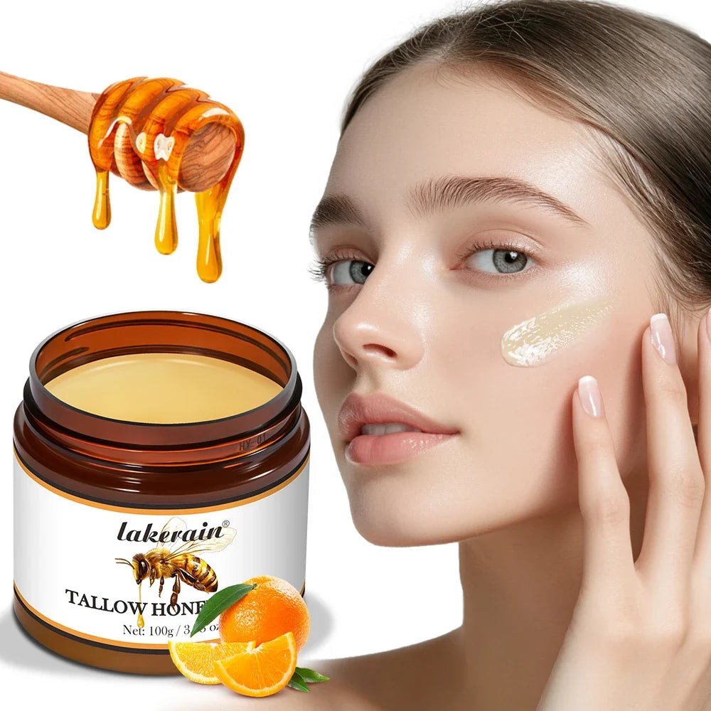 Whipped Beef Tallow & Honey Balm – Face & Body Moisturizer