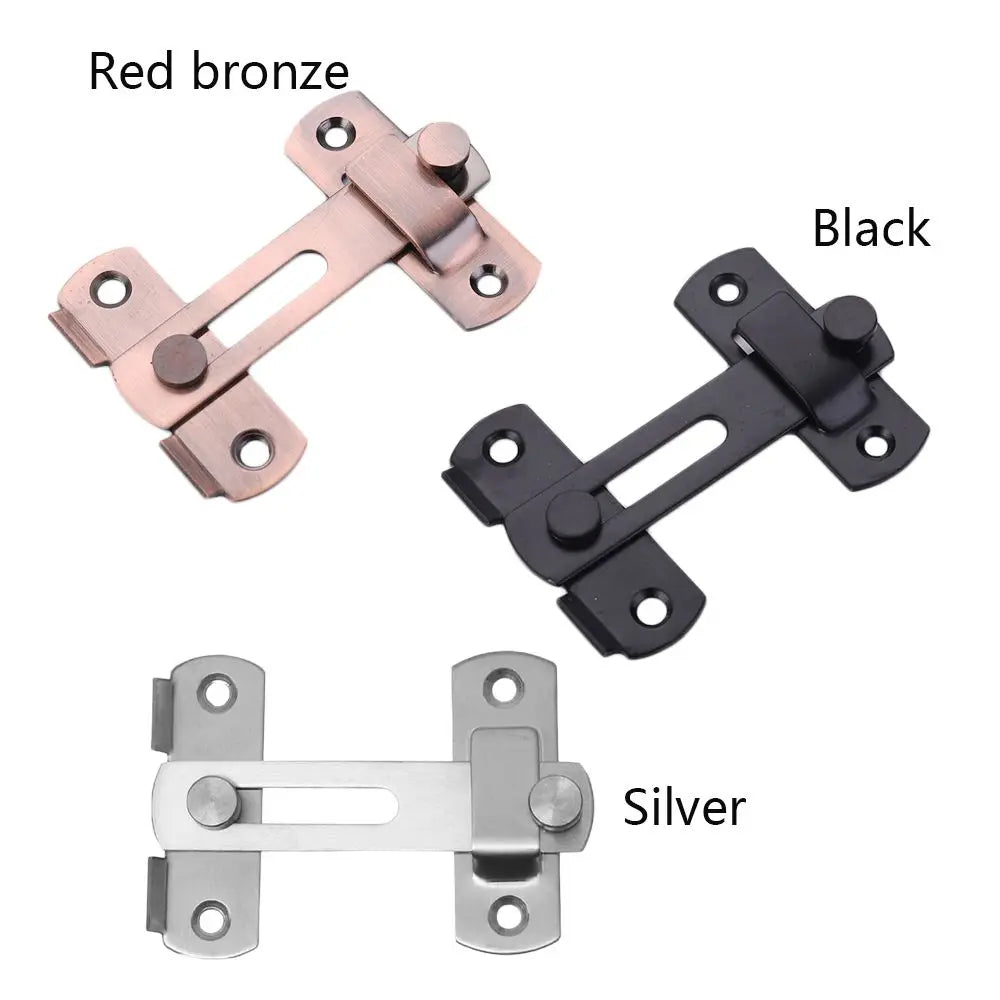 Stainless Steel Straight Lock Buckle Security Hasp Door Bolt Cabinet