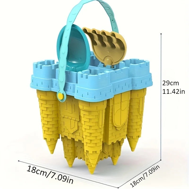 Kids Beach Sand Castle Toy Set – Outdoor Sand Play Tools