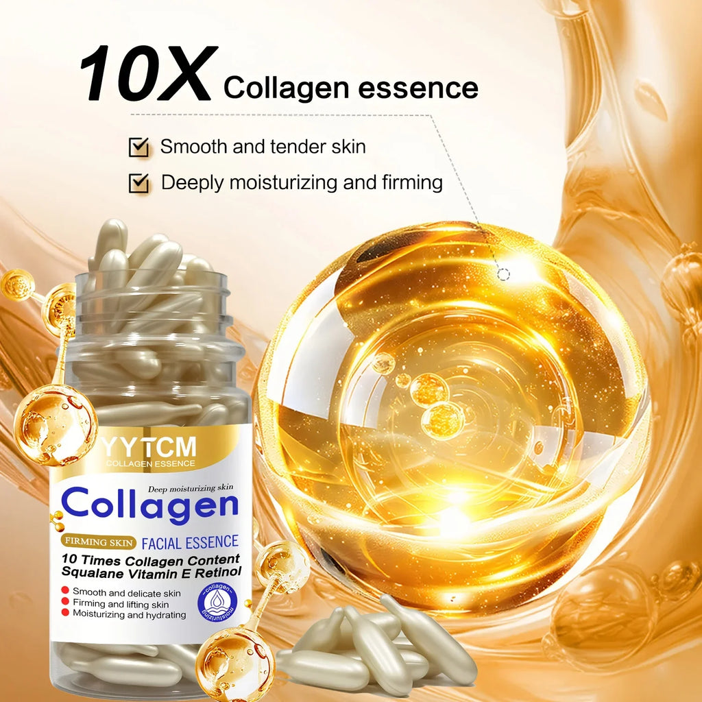 Collagen Firming Capsule Essence – Squalane, Retinol & Vitamin E
