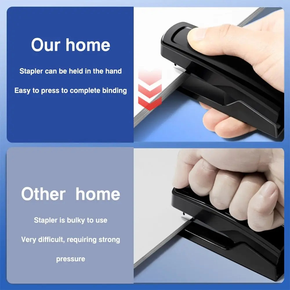 Heavy Duty Manual Stapler – Ergonomic 24/6 Stapling Machine
