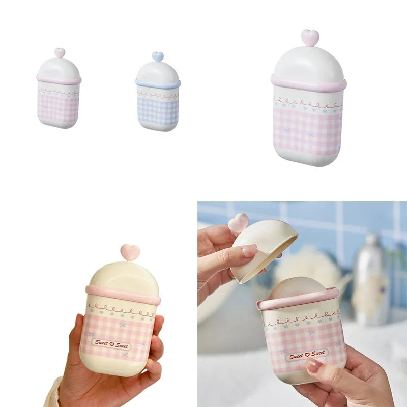 Travel Soap Box with Lid & Drain – Portable Dual-Layer Dish