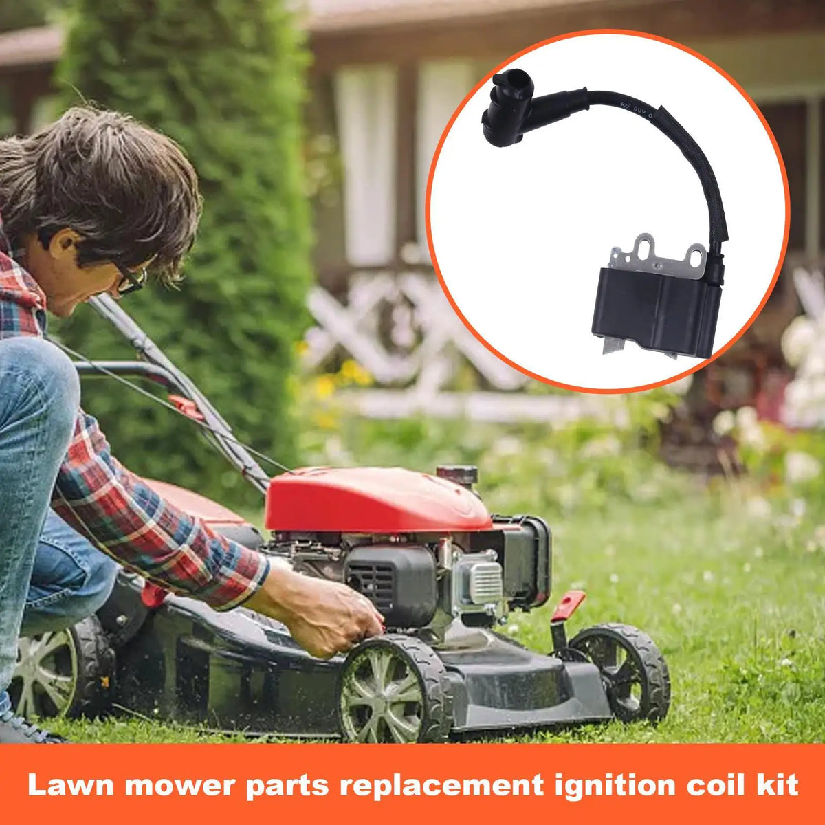 Lawn Mower Ignition Coil – Replacement Part for Mowers