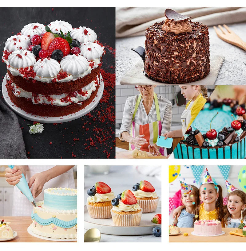 78-Piece Cake Decorating Set – Piping Bags, Tips & Nozzles