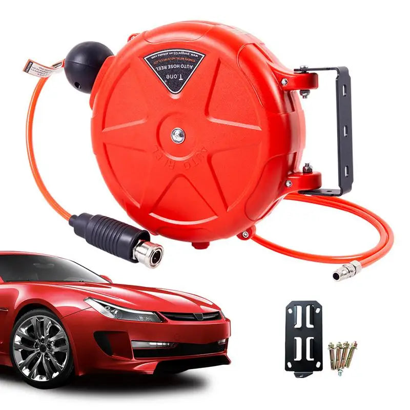 Air Hose Reel 10m Automatic Rewind Commercial Wall Mounted Swivel