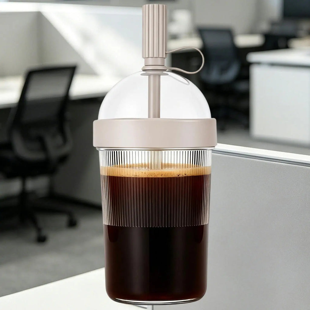 17oz Reusable Coffee Cup with Lid & Straw | Travel Tumbler