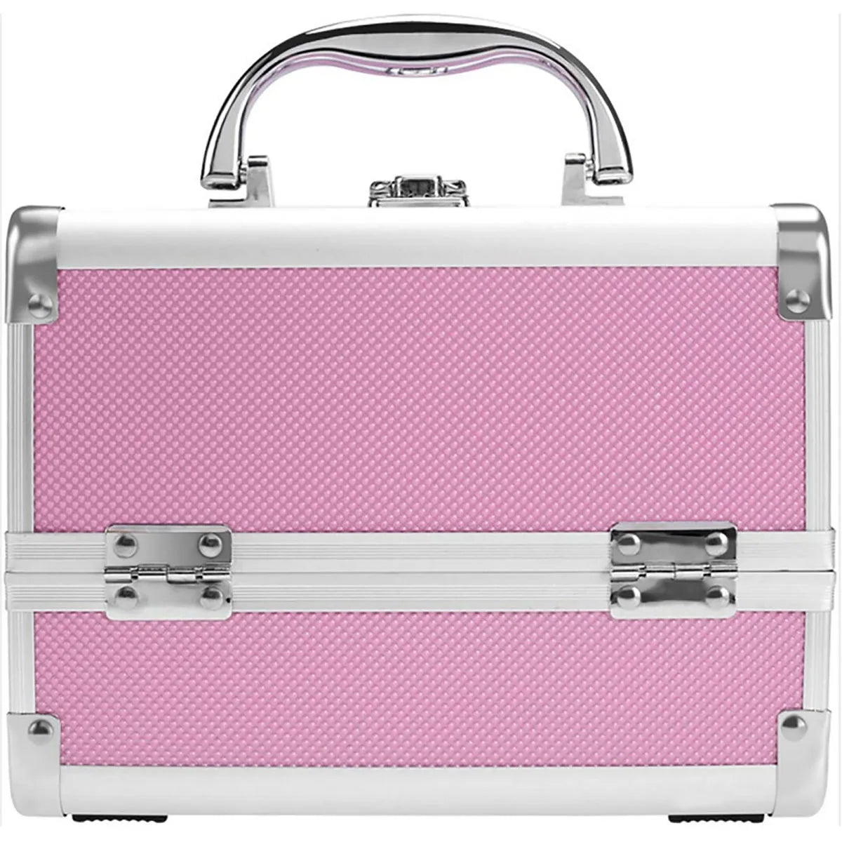 Portable Aluminum Cosmetic Storage Case Beauty Salon Embroidery