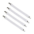 4-Pack Adjustable Bed Sheet Fasteners & Mattress Clip Grippers