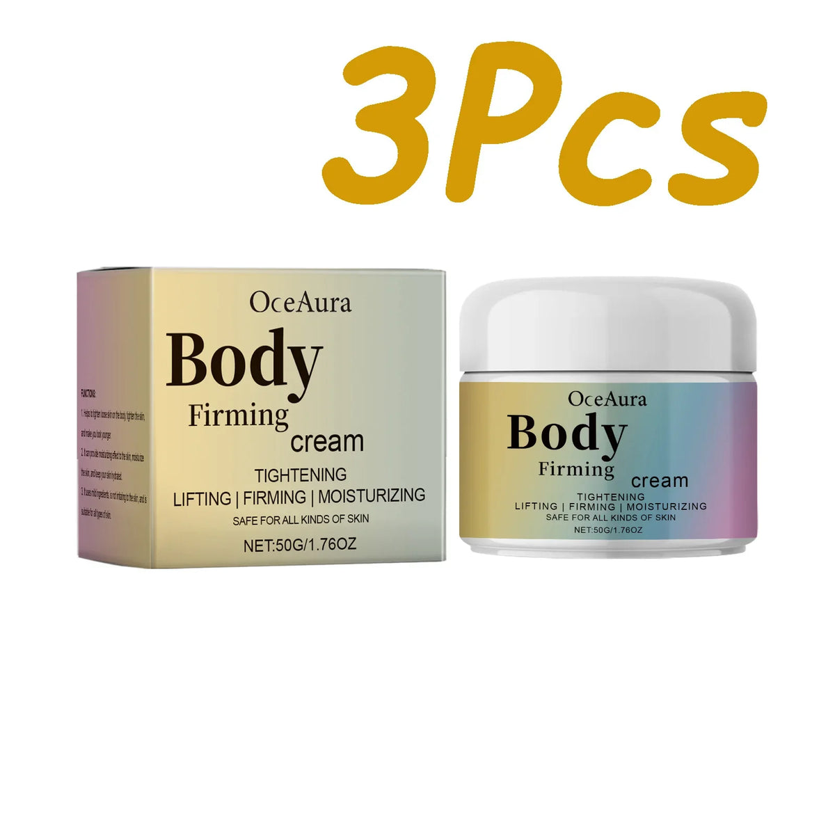 OceAura Collagen Firming Body Cream – Tighten & Lift Skin 50g