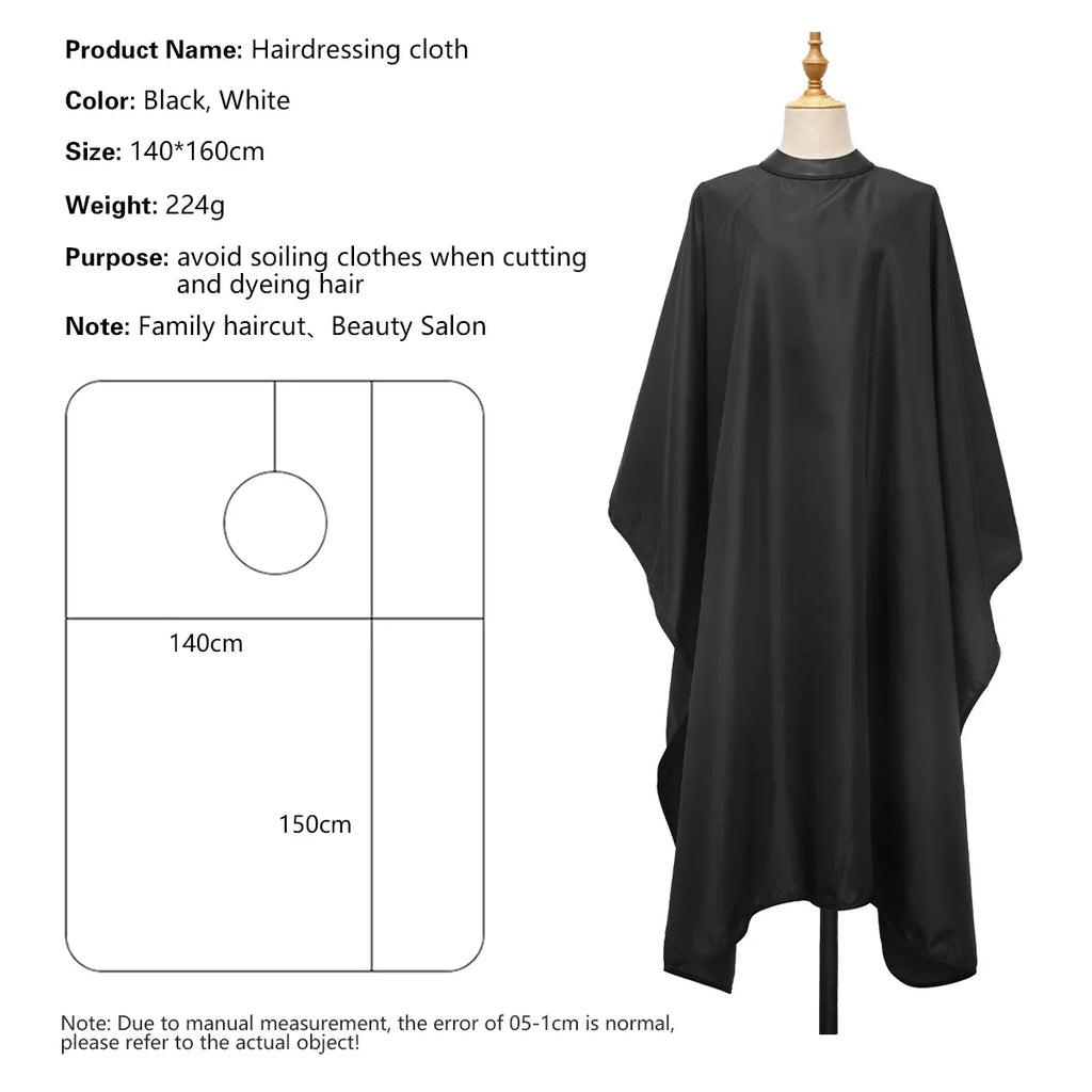 Professional Waterproof Silicone Barber Cape & Salon Apron