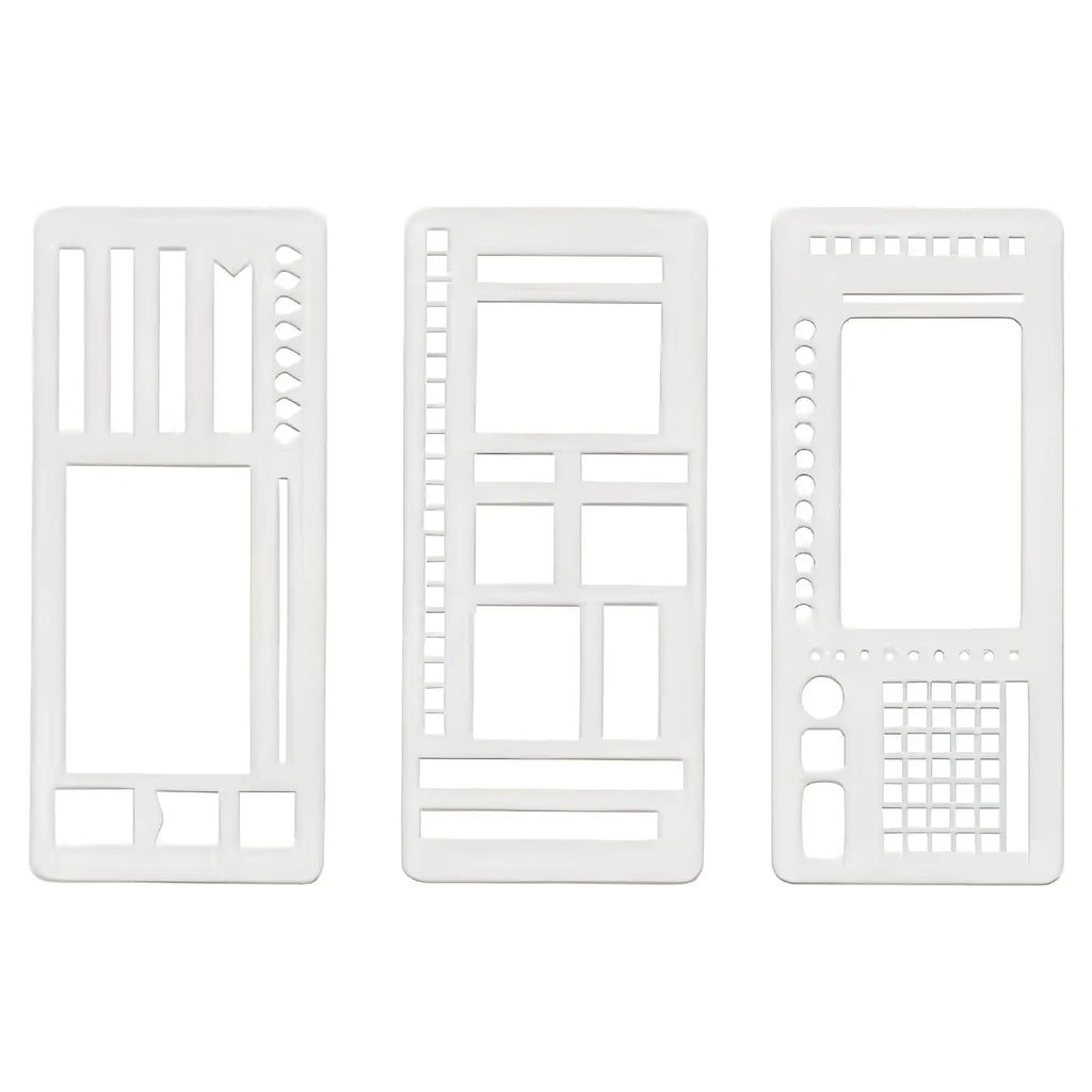 Bview Art Flexible Record Stencils Reusable Mylar Templates