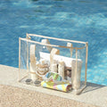 Waterproof Foldable Beach Tote Bag with Phone Pouch | PVC