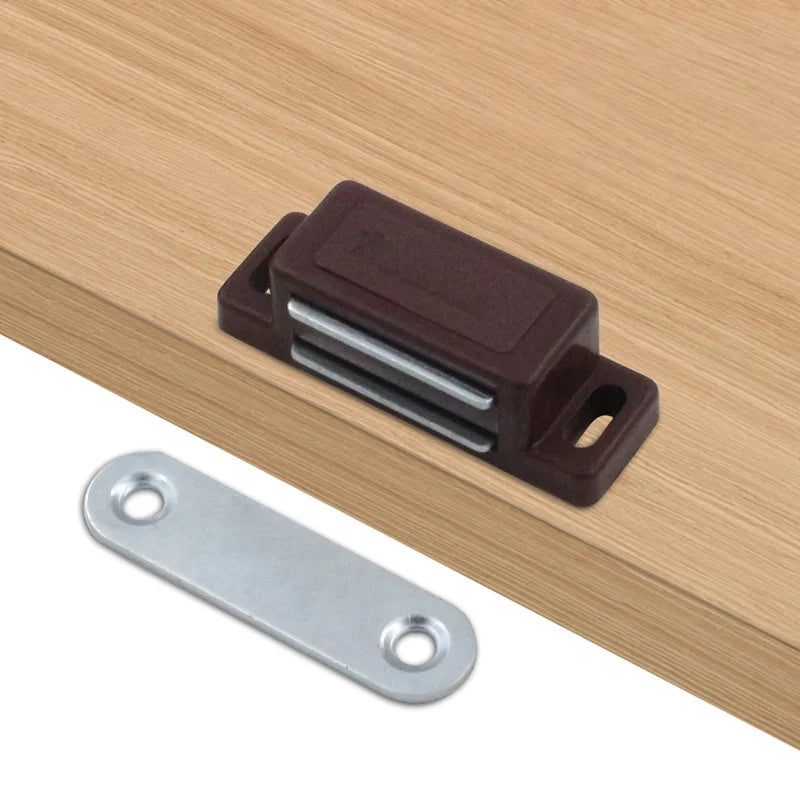 Magnetic Cabinet Catches 10-Pack | Door Latches for Cupboards