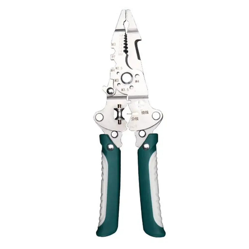Foldable Wire Stripper Pliers – Strip, Crimp & Twist Tool