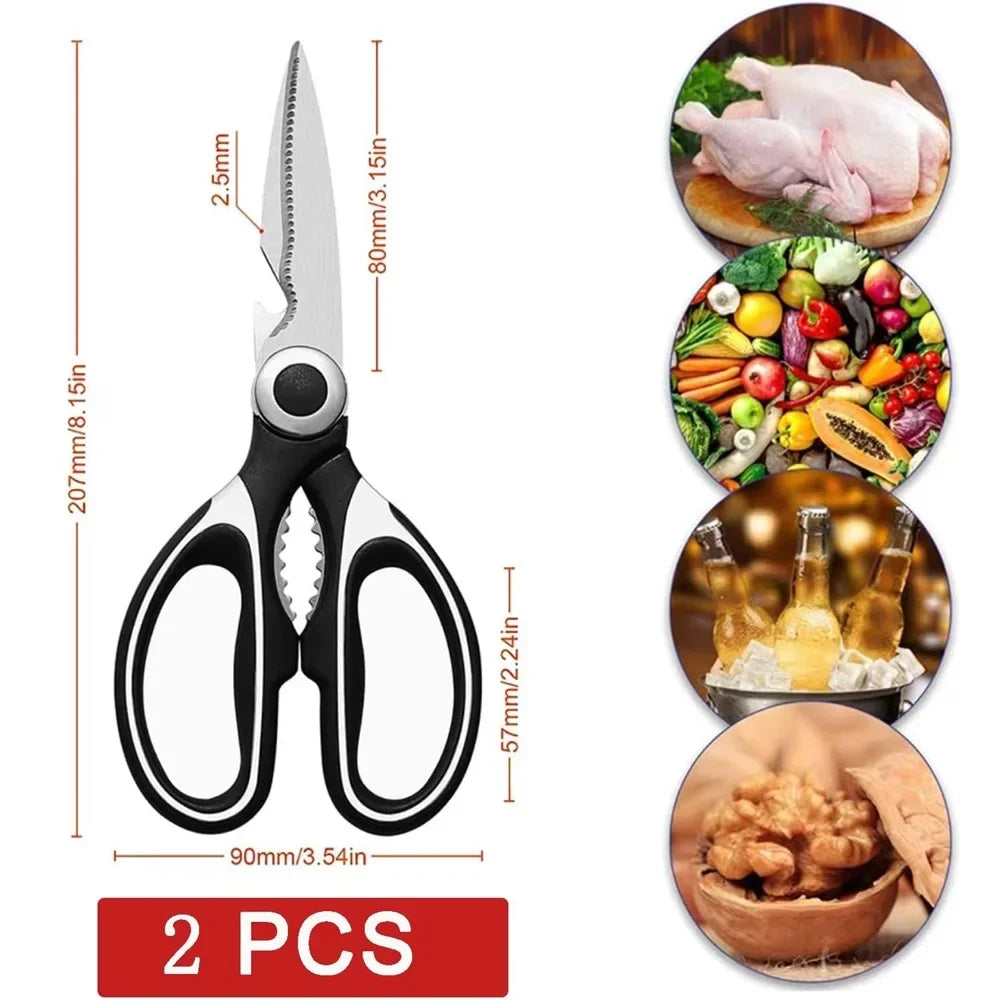 Stainless Steel Multifunctional Kitchen & BBQ Shears