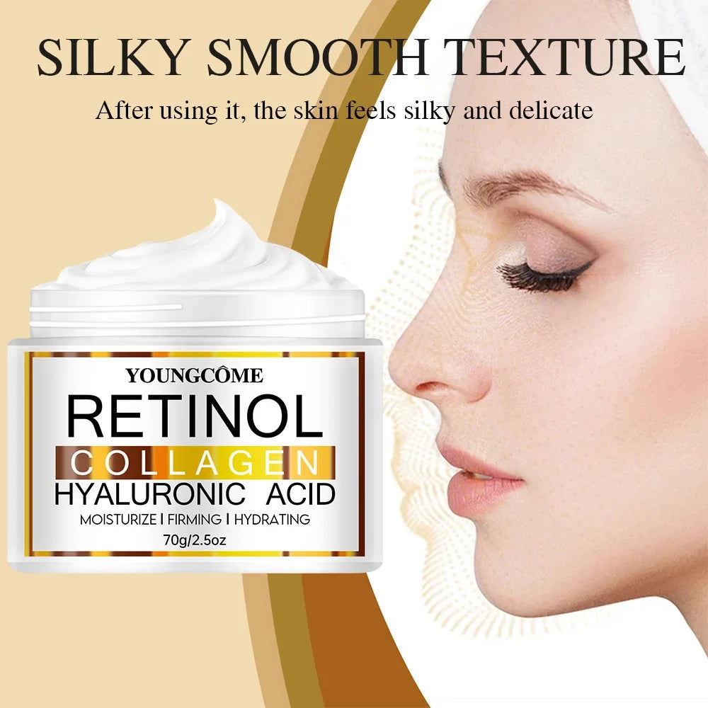 LGRAMER Retinol Face Cream – Collagen & Hyaluronic Acid