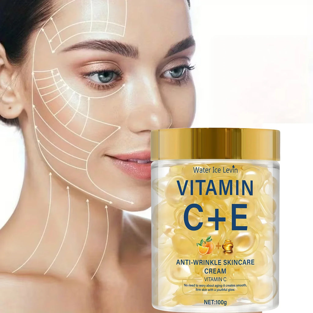 Vitamin C+E Anti-Wrinkle Cream – Retinol & Hyaluronic Acid