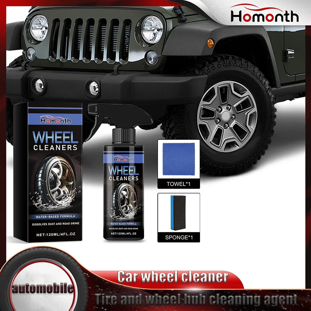 Car Wheel & Tire Cleaner Kit – Rust Remover & Polish 120ml