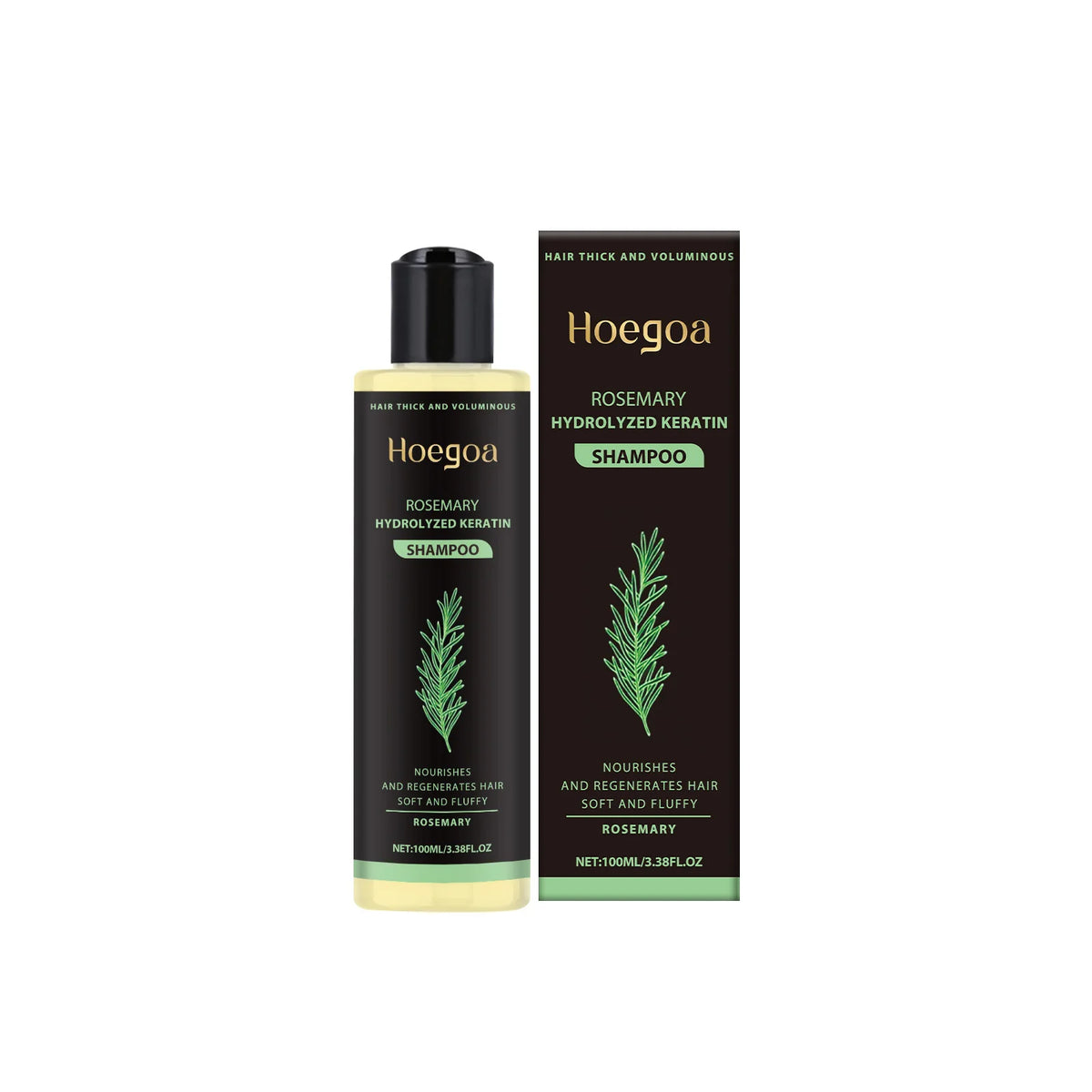 Hoegoa Rosemary Keratin Shampoo – Anti-Frizz & Hair Repair