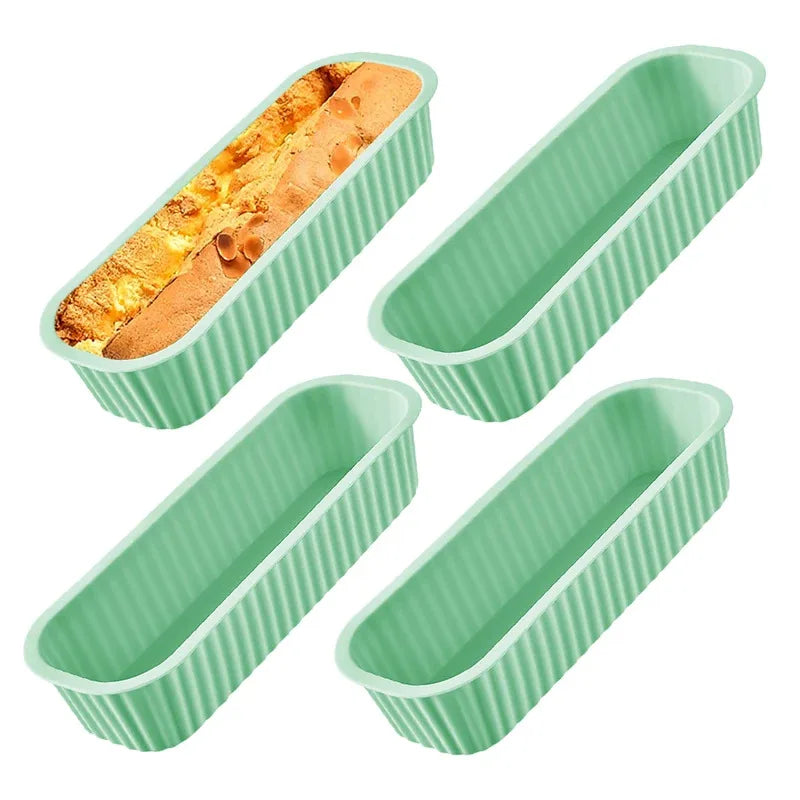 Mini Silicone Loaf Pans – Non-Stick Bread, Cake & Brownie Molds