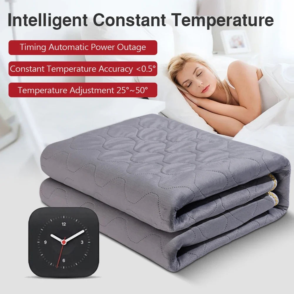 12V Electric Heated Car Blanket | 9 Heat Levels | Travel Camping