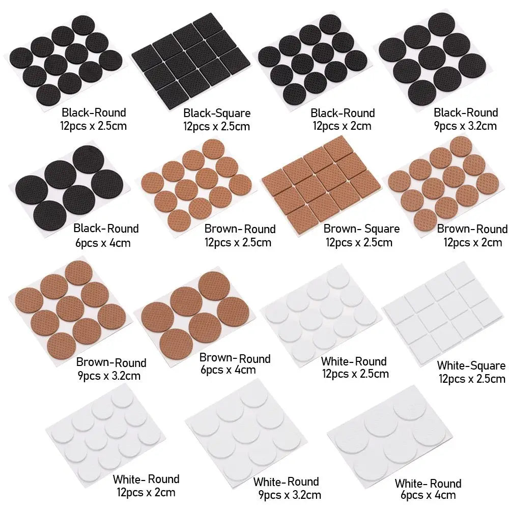 6 9 Self Adhesive Non-slip Mat Bumper Cushion Furniture Leg Foot Felt