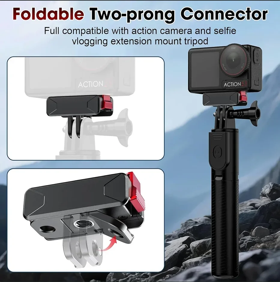 DJI Osmo Nano & Action 6 Magnetic Two-Claw Quick Release Mount