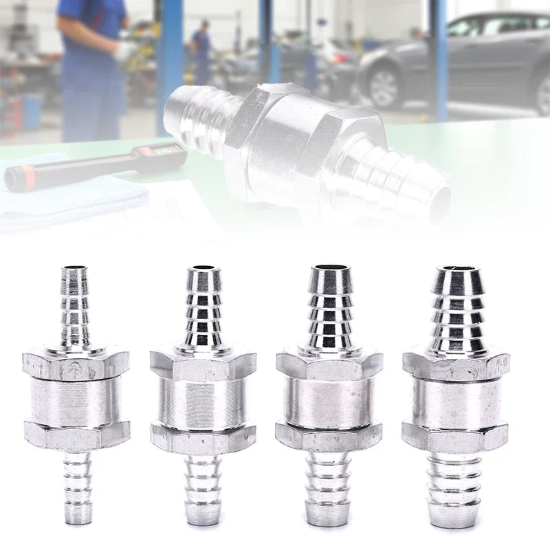 One Way 6 8 10 4 Aluminium Alloy Fuel Non Return Check Valve Fit