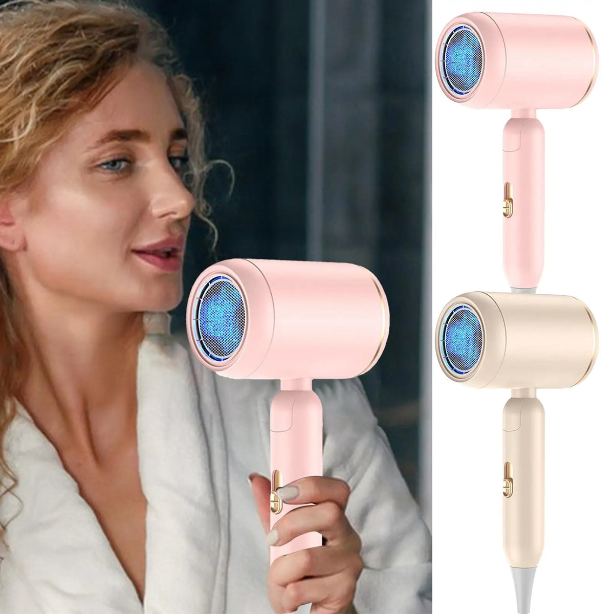 Foldable Portable Hair Dryer for Women & Men | Travel & Home