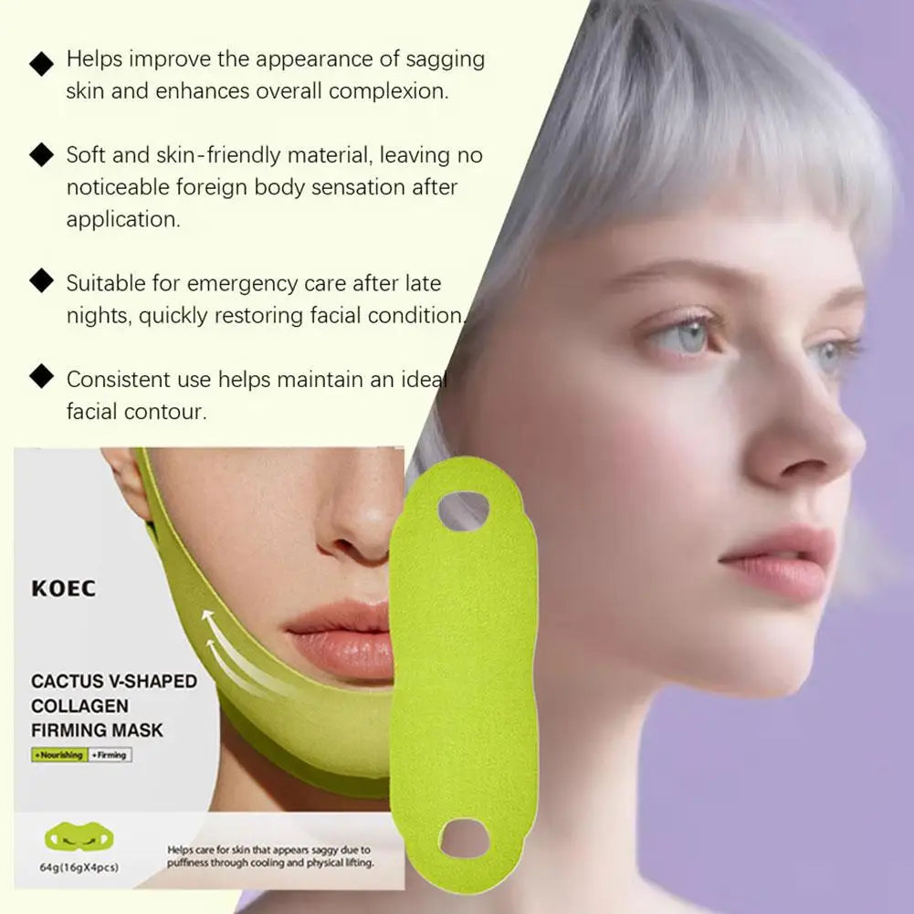 V Line Lifting Mask Collagen Neck Lift Patch Double Chin Treatment