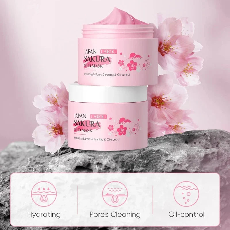 LAIKOU Sakura Mud Mask 25g – Deep Cleanse & Oil Control