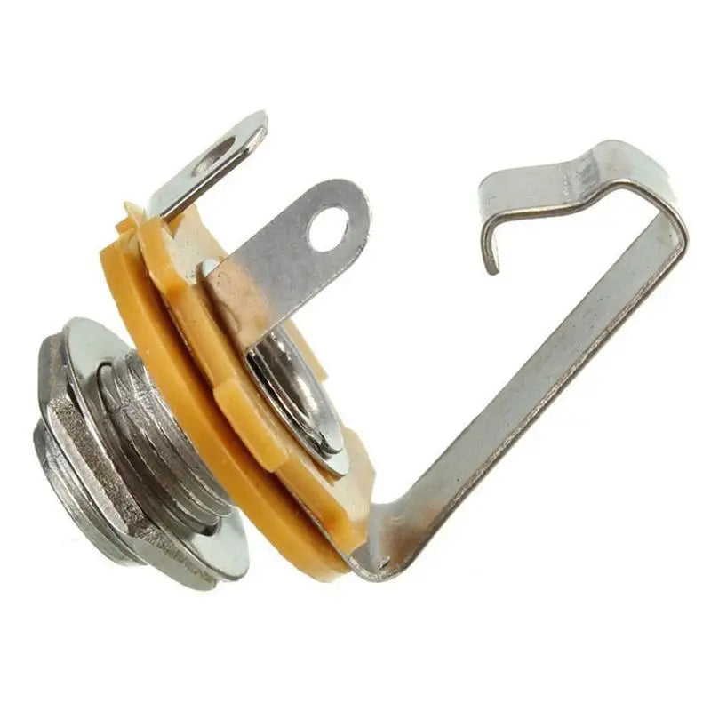 10-Pack Electric Guitar Input Jack 1/4" Mono Socket Nut & Washer