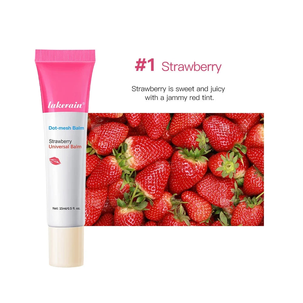 Lakerain Dot-Mesh Lip Balm – Nourishing, 8 Scents & Shades