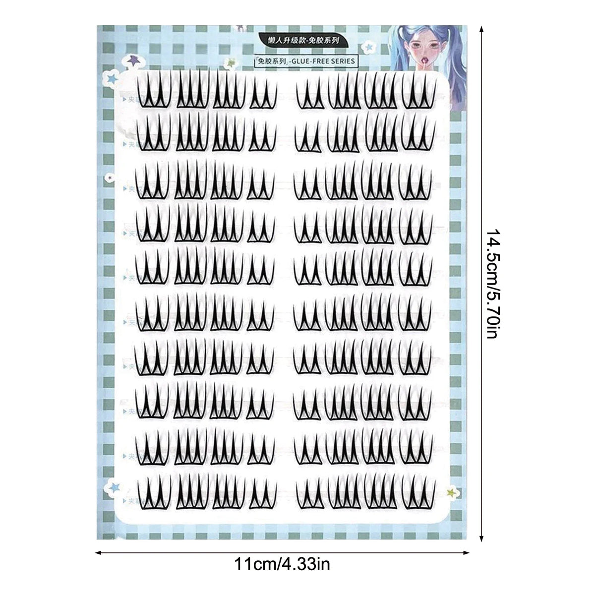 Wispy Self-Adhesive Cluster Lashes | 10-Row K-Beauty Style