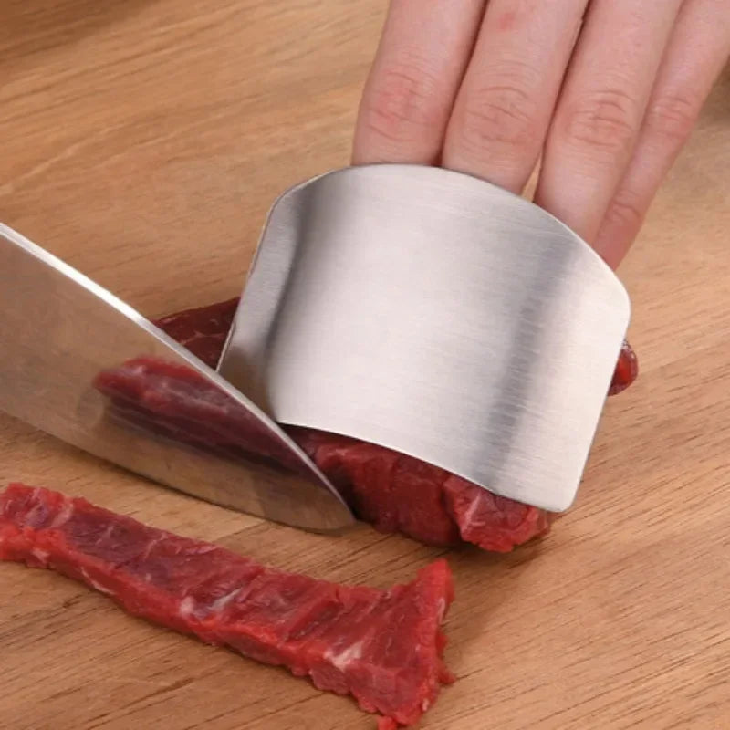 Stainless Steel Finger Guard | Kitchen Knife Safety Protector