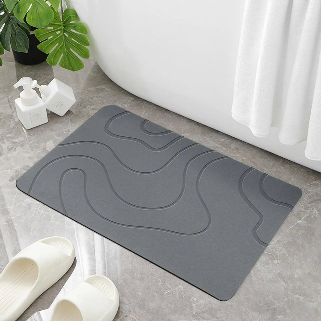 Diatomite Stone Bath Mat – Non-Slip, Fast Drying, 40x60cm