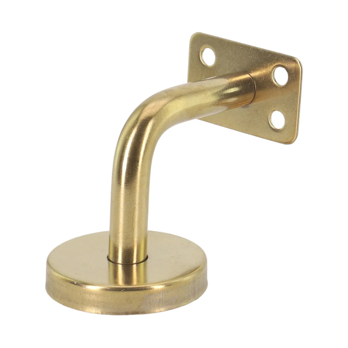 Gold Stair Handrail Bracket | Wall-Mounted Balustrade Support