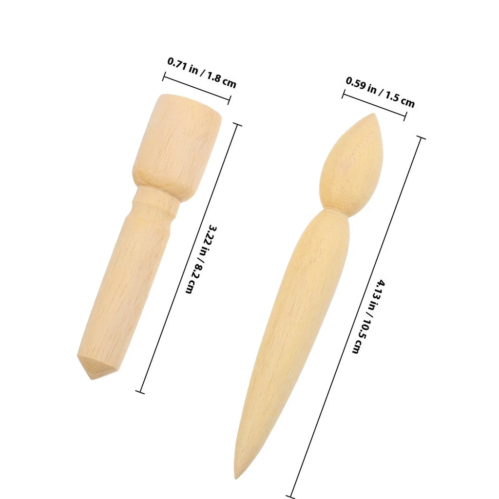 Wooden Pottery Tool Teapot Spout Shaping Trimming Repairing Clay
