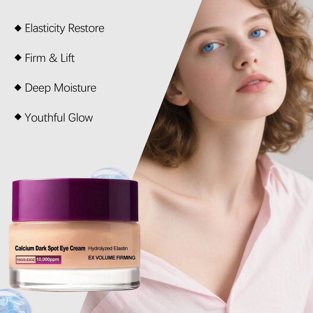 Calcium Eye Cream Deep Hydration Reduce Wrinkles Fade Fine Lines Dark